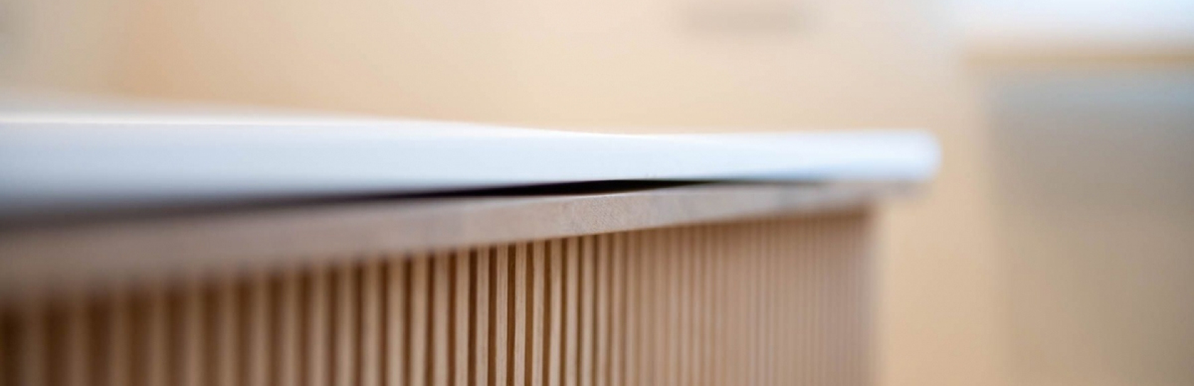 Renovatie woning gelijkvloer verdiep maatwerk keuken kast bureau mortier interieur renovatie 45